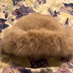 Faux Fur Tan Hat